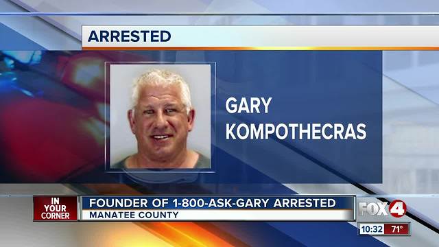 Founder of 1-800-Ask-Gary Arrested