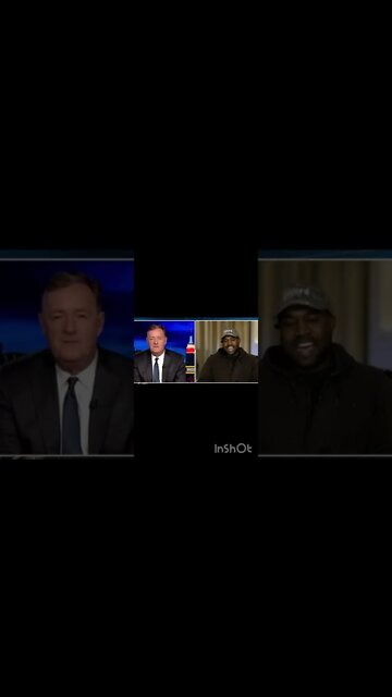 Kanye to Piers: “La La La means be quiet and let me finish” #shorts #kanyewest #piersmorgan