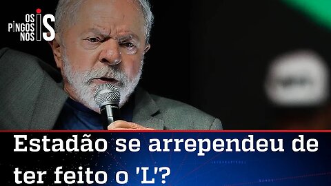 Jornal sobe o tom contra Lula em editorial e condena 'revanchismo' do PT
