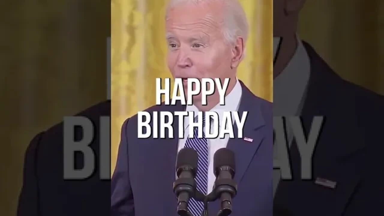 Biden, Happy Birthday To A Great President