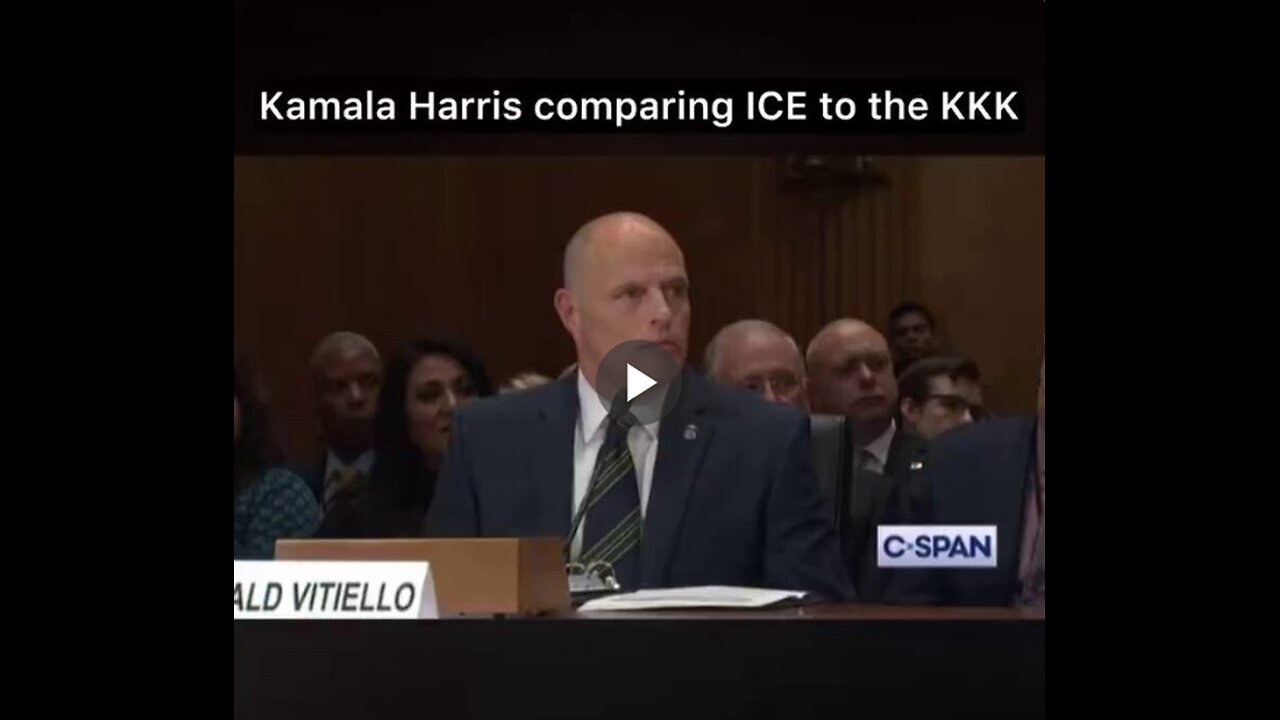 Kamala Harris compared ICE to the KKK. Add this to the context of her open borders policies...