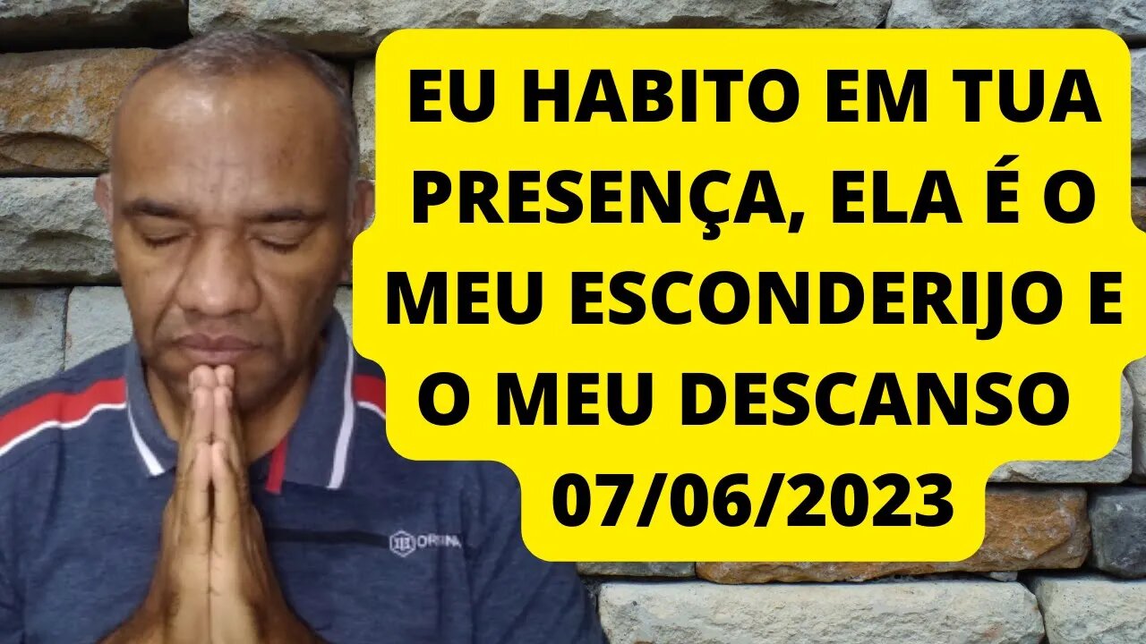LIVE DE ORAÇÃO - DEVOCIONAL DA MANHÃ