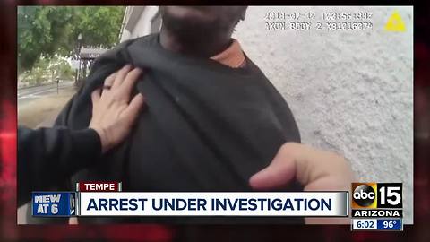 VIDEO: Were Tempe police justified for actions during arrest?