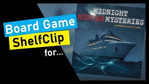 🌱ShelfClips: Midnight Murder Mysteries (Short Board Game Preview)