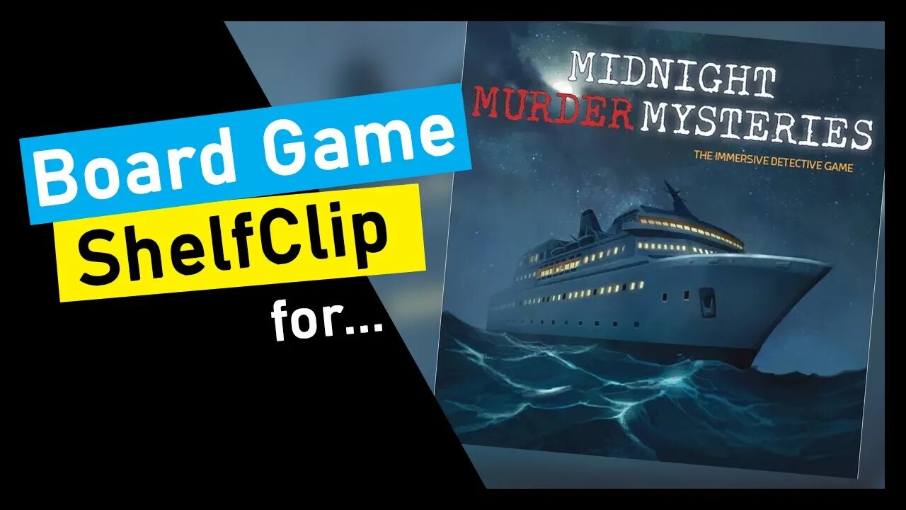 🌱ShelfClips: Midnight Murder Mysteries (Short Board Game Preview)