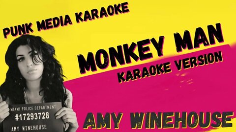 AMY WINEHOUSE ✴ MONKEY MAN ✴ KARAOKE INSTRUMENTAL ✴ PMK