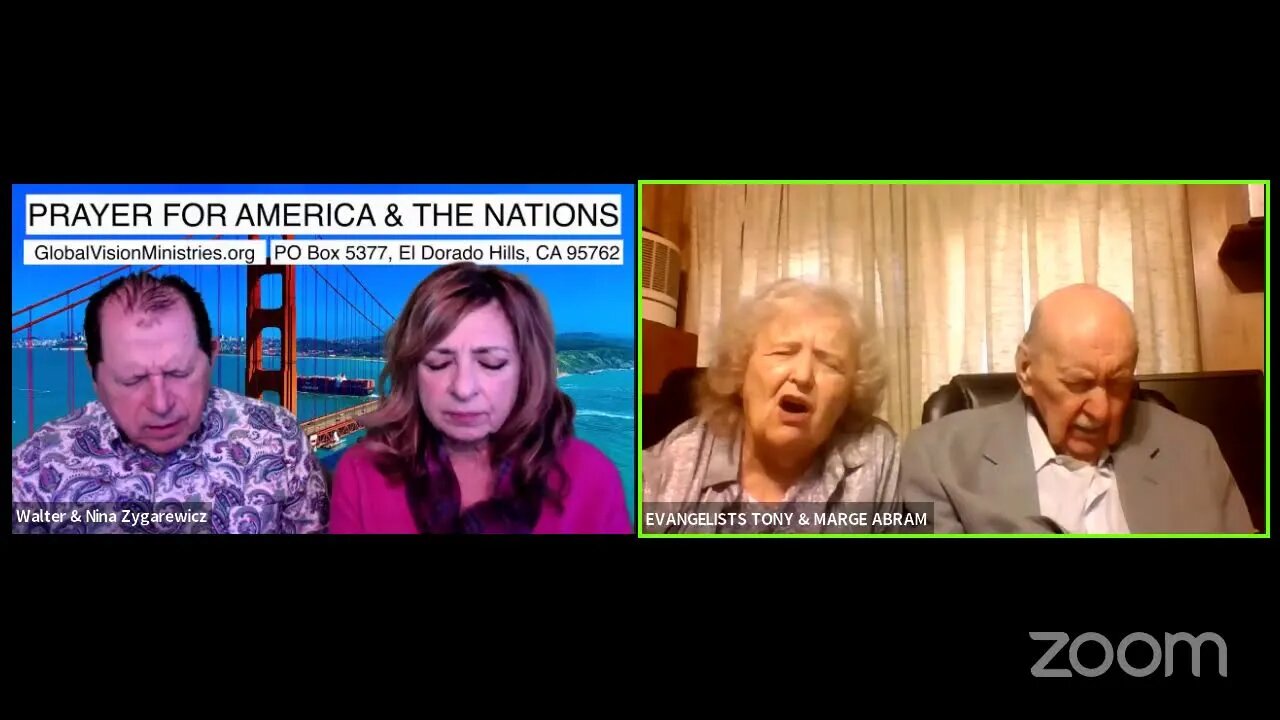 Prayer for America and the Nations with Walter and Nina Zygarewicz