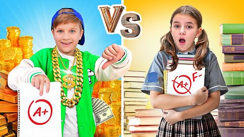 Rich vs Poor SCHOOL Student + More Best School Videos parts 2