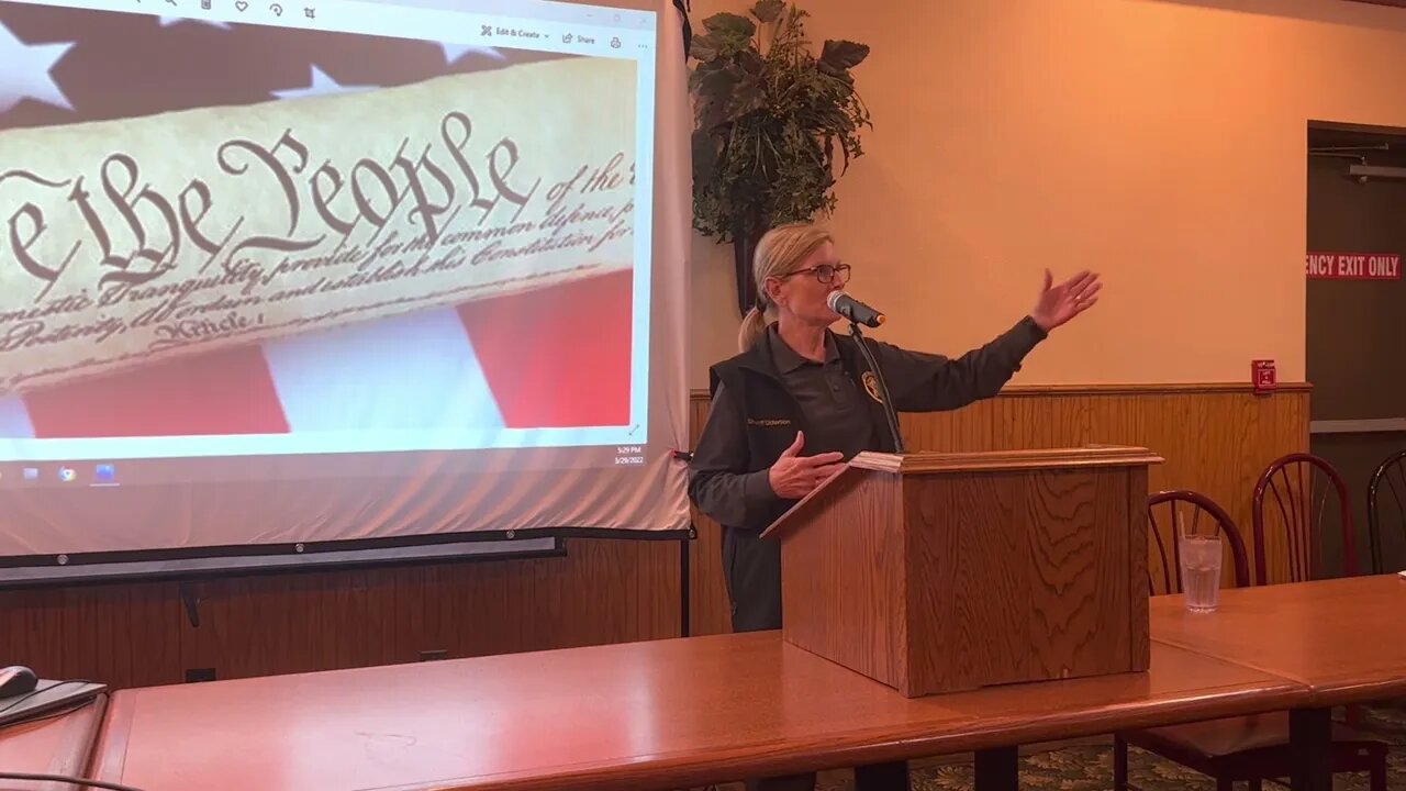 Sheriff Ruth Dickerson and Representative Barry Hovis Speak to We The People of Cape County