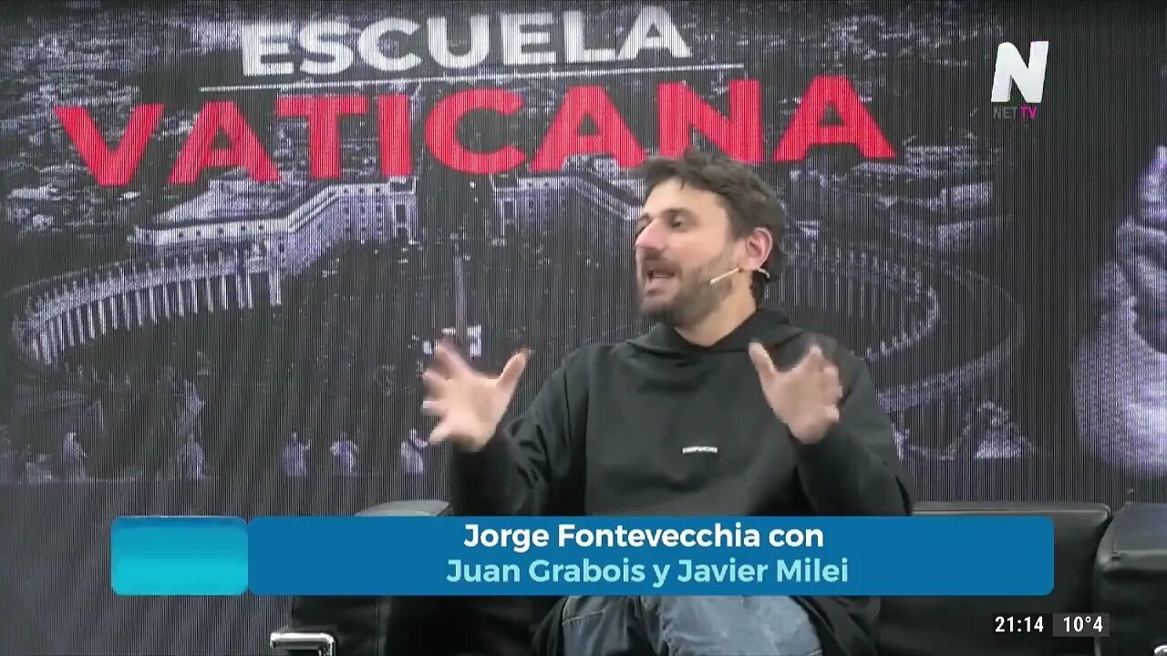 Milei VS Comunista imperdible debate entre Javier Milei y Juan Grabois 28 05 2