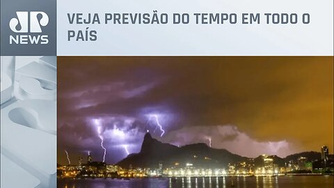 Temporais de verão pelo país nesta segunda-feira (13)