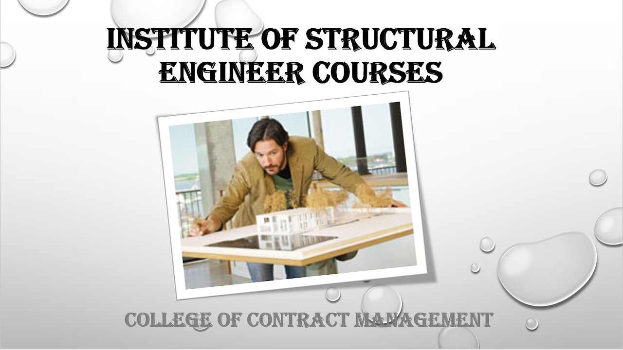 Institute of structural engineer courses