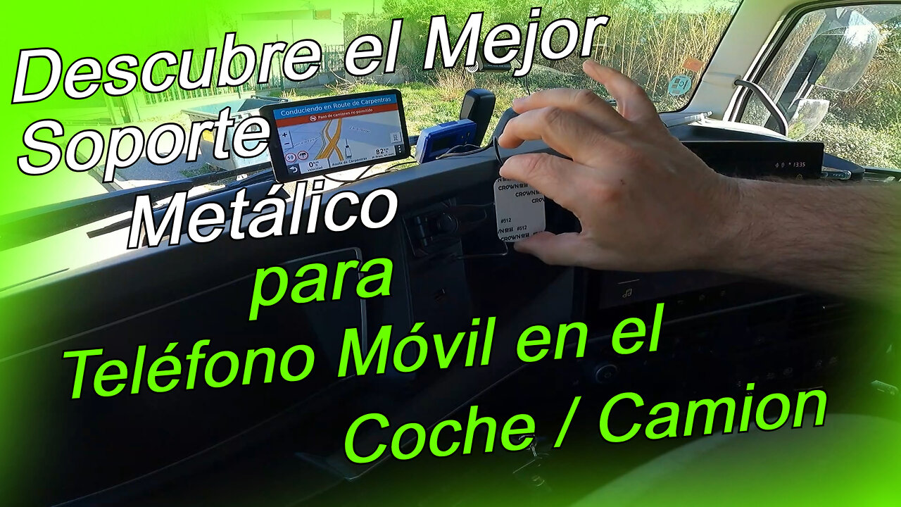 Descubre el Mejor Soporte Metálico para Teléfono Móvil en el Coche / Camion