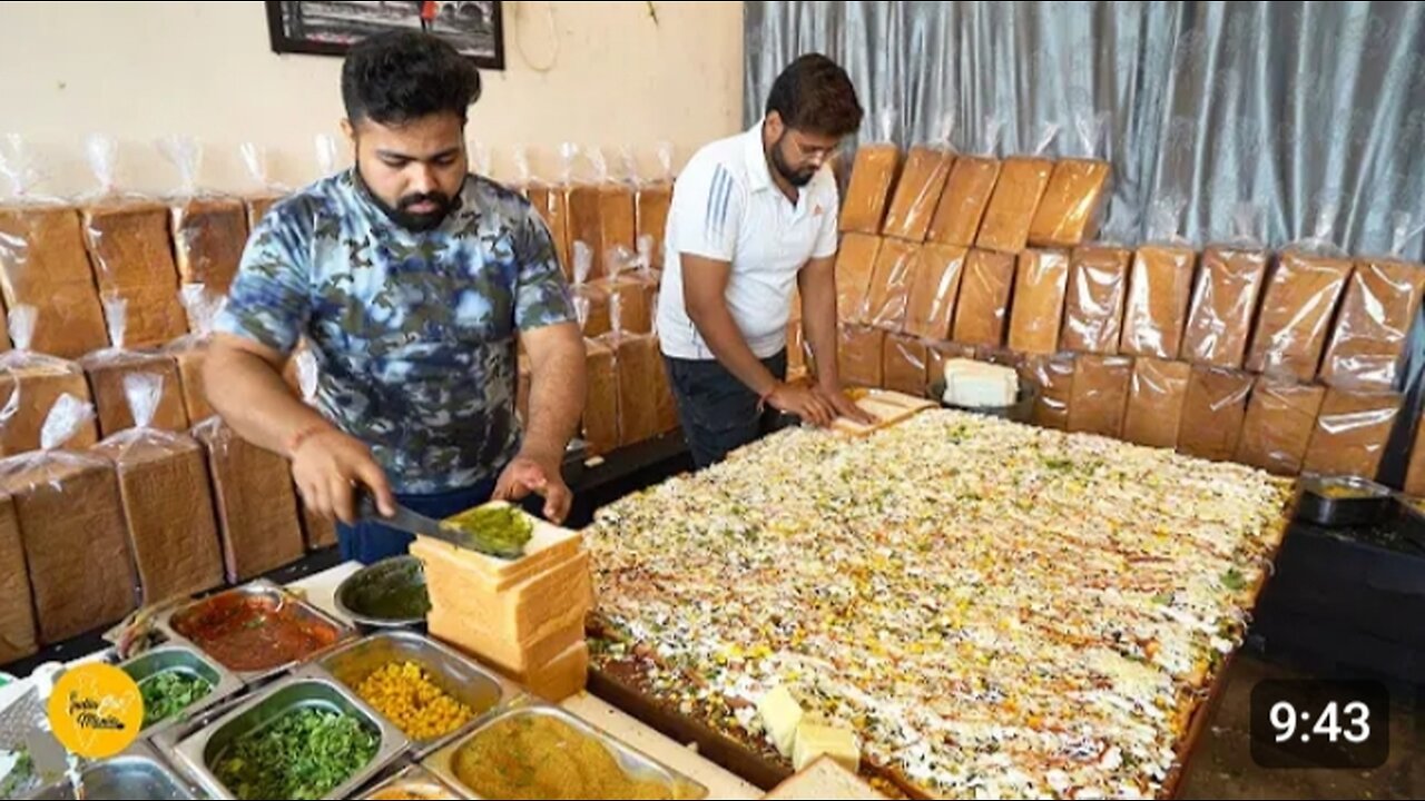 India's Mega Factory of Madhuram Sandwich in Indore Rs.150/ Only l Indore Street