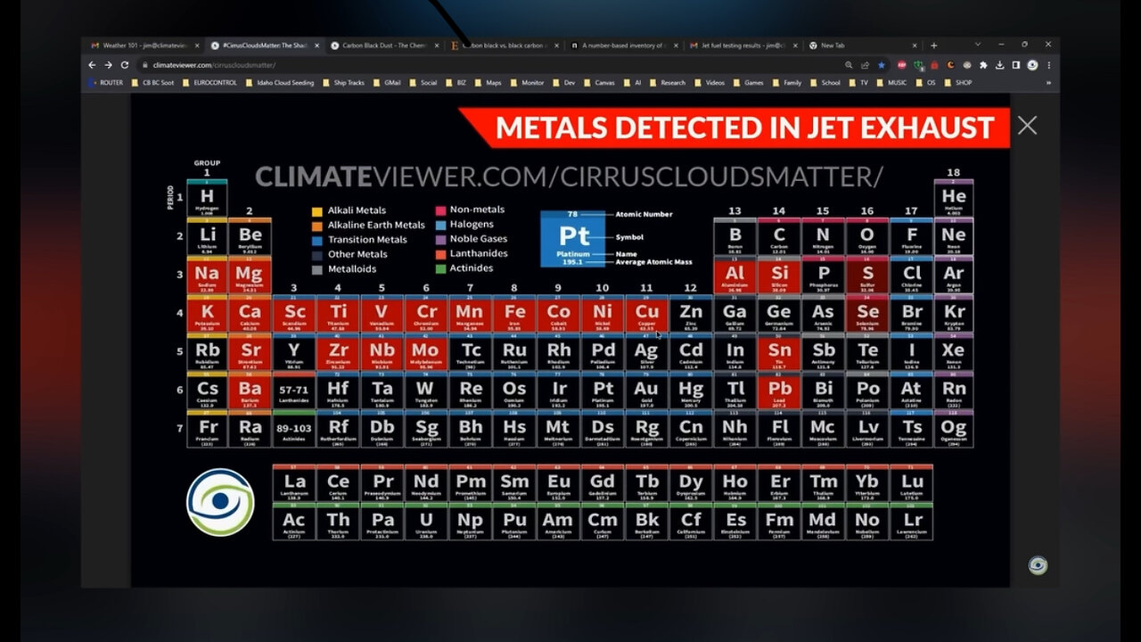 12/03/23 - Jet Exhaust/ Chemtrails - Part 1 - ClimateViewer