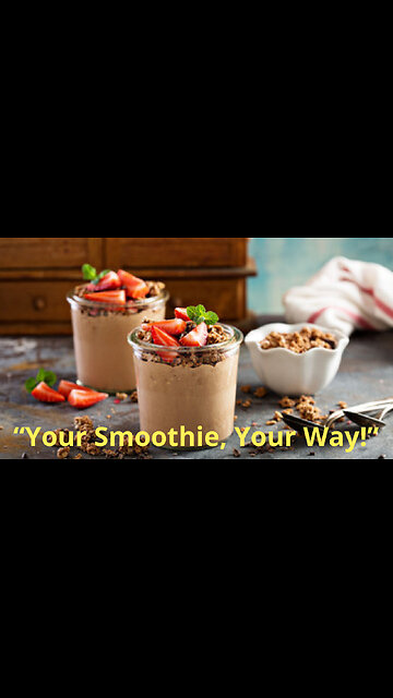 Ultimate Chocolate Smoothie: Customize with Superfoods!