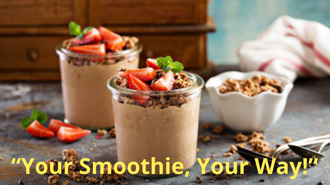 Ultimate Chocolate Smoothie: Customize with Superfoods!