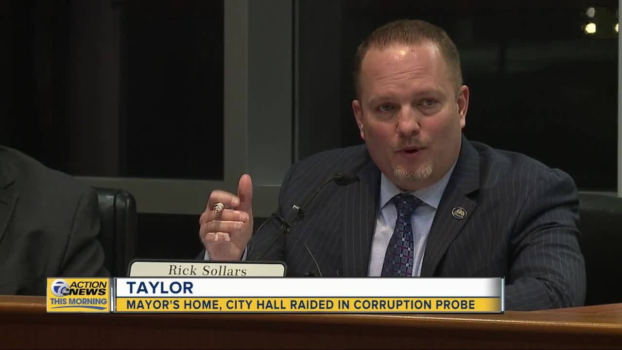 Taylor mayor's home, city hall raided in corruption probe