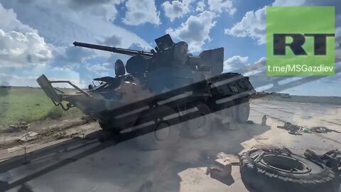 Captured Ukrainian equipment captured as a result of the failed APU offensive