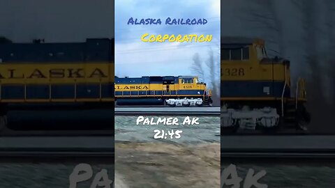 Amazing Pass By-Alaska Railroad #alaska #shorts