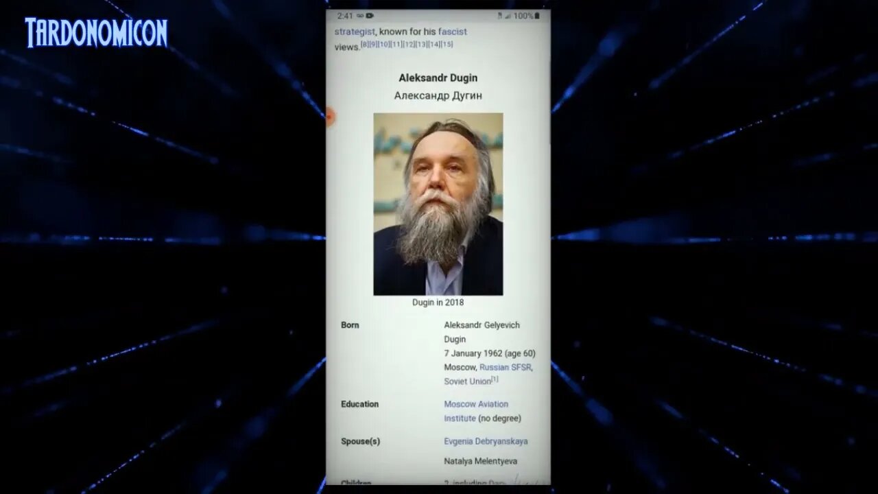 2022 08 24 2 Who is Aleksandr Dugin. What's Eurasianism. Why we Need Pan Americanism to Counter Eura