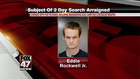 Rockwell Jr. charged with 5 felonies