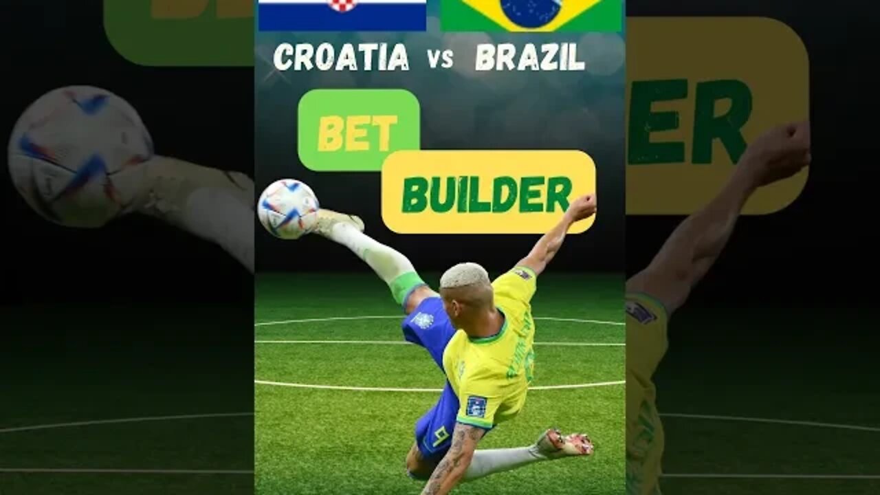 Croatia vs Brazil - Betting Tips - Predictions World Cup Quarter Finals #shorts