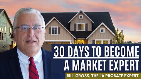 30 Days to Being The Market Expert in Your Market