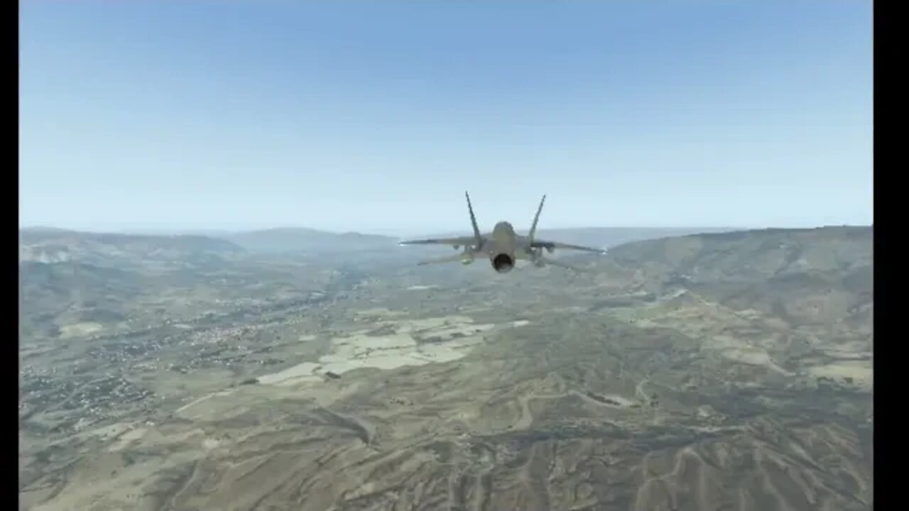 VFR flight Almeria to Granada low level.