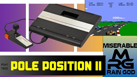 MRGPlays Pole Position II (Atari 7800) -- Retro Let’s Play and Reminiscence