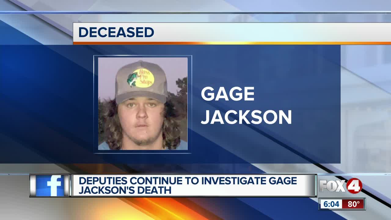 Deputies continue to investigate Gage Jackson's death