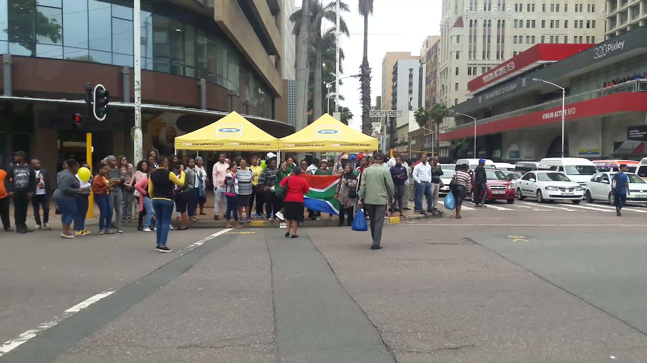 SOUTH AFRICA - Durban - Springboks parade RWC Trophy (Videos) (vMs)