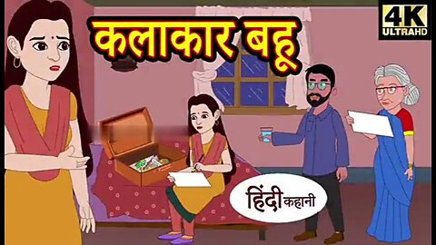 कलाकार बहु | Hindi Kahani | Hindi Story | Cartoon Story | Saas Bahu Ki Kahani