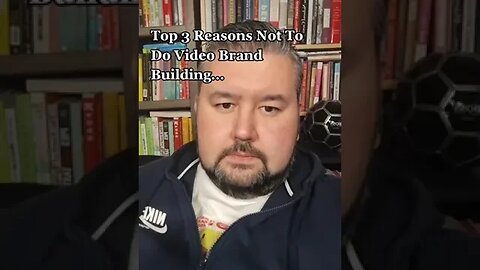 Top 3 Reasons Not To Do Video Brand Building in 2023... #shorts