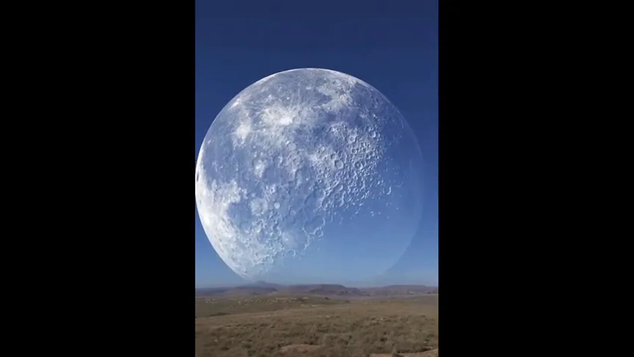 VIRAL FOOTAGE: Moon comes extremely close to earth