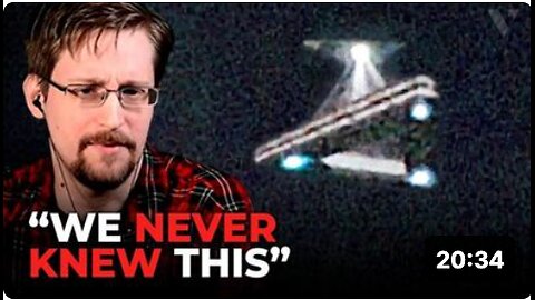 What Edward Snowden Just Revealed About UFO’s is quite Alarming