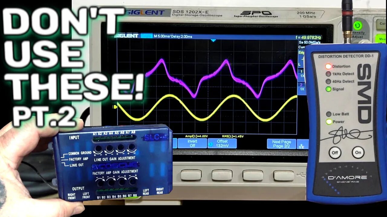 The UGLY truth. Cheap Line Output Converters Pt.2 (Scoping Both Waves)