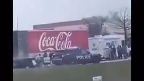 Coca Cola trailer filled with children being trafficked