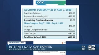 Internet data cap expires, forcing many to pay more for internet