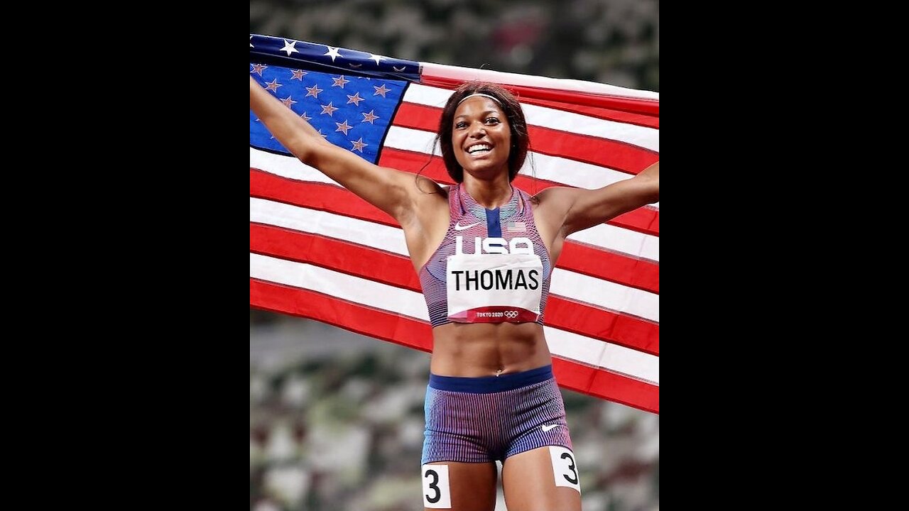 Gabby Thomas wins 200m women's finals easilyy #olympicsteackandfield2024