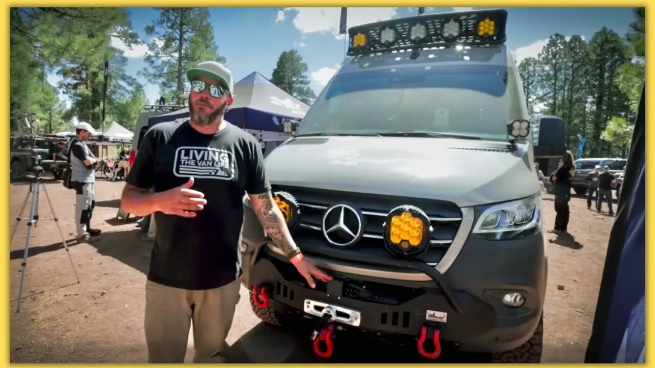 This Van SURVIVED THE ARCTIC & THEN SOME! Living The Van Life Chad DeRosa Sprinter Van Tour