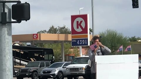 Violation of ARS 16-1019 at 75th Ave and Cactus