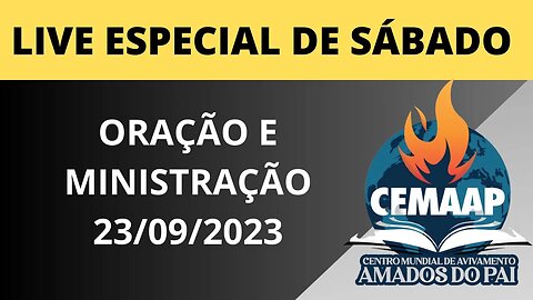 LIVE ESPECIAL I ORAÇÃO E MINISTRAÇÃO
