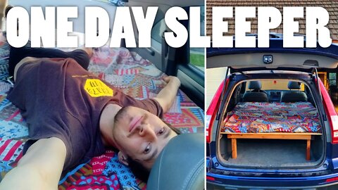 Car Sleeper One Day Build