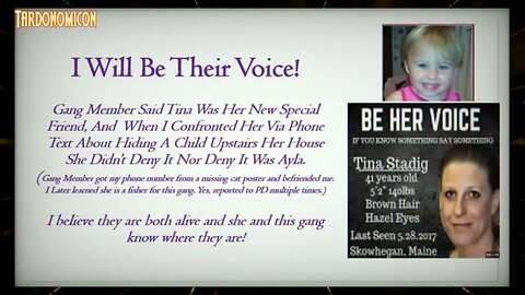 2022 11 28 Missing Ayla Reynolds & Tina Stadig I Believe They Are Alive #411 #Missing #God #Pray