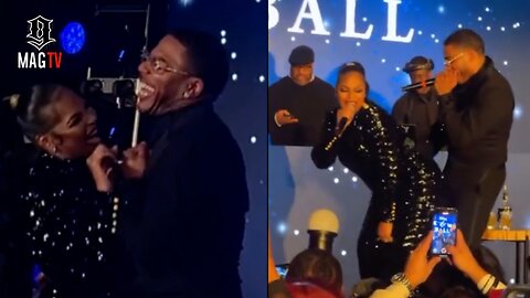 "We Made A Baby" Nelly & Ashanti Are To Cute Performing At 2024 Black & White Ball! 🥰