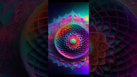 Psychedelic Animations Sacred Geometry art PT4#shorts