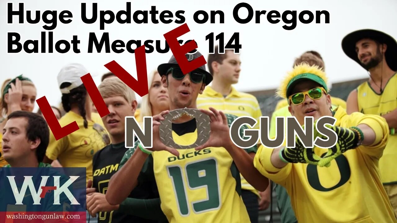 Updates on Oregon Ballot Measure 114