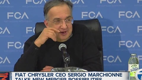 Fiat Chrysler CEO Sergio Marchionne talks new merger possibilities