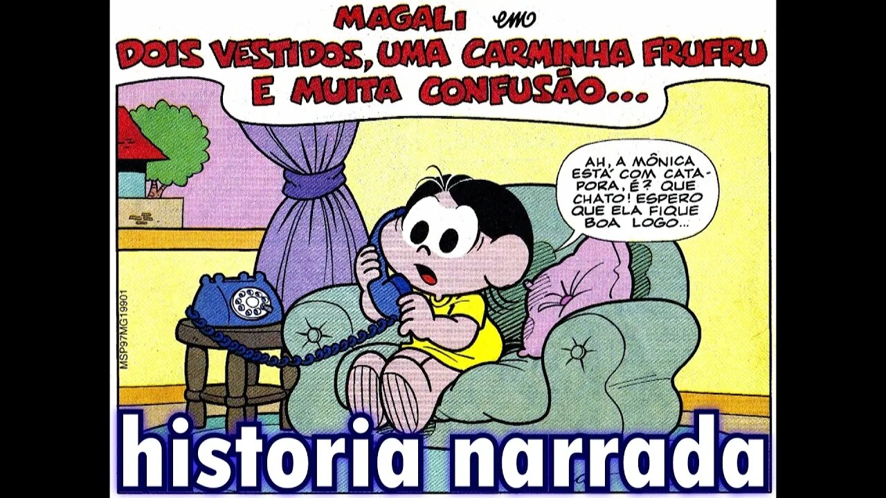 Magali em-Dois vestidos, Uma Carminha Frufru e muita confusão | Gibis do Rapha